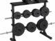 Soporte Barra Pesas Ajustable con Carga 200kg