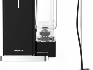 STEAMONE – Vaporera vertical 2300 W, 50 g/min – Plancha vertical con depósito de 2 l – Cable de 2 m