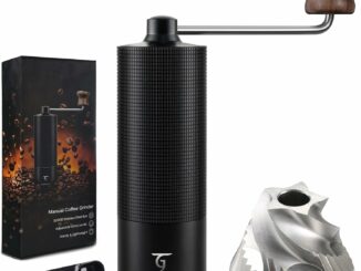 SUNYA Molinillo de Café Manual con Cónica de Acero Inoxidable incluye un Recetario de Café Molino