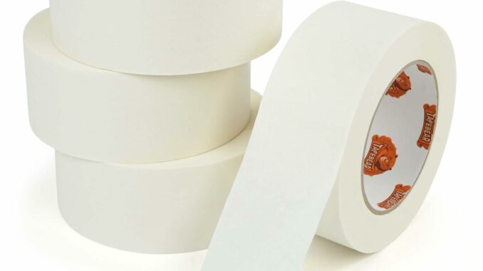TAPEBEAR Cinta de Embalaje Kraft Ecológica 50mm x 50m, Autoadhesiva Biodegradable Reciclable para