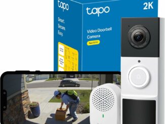 Tapo D210 Timbre Inalámbrico con Cámara 2K, Timbre Videoportero WiFi Exterior Impermeable,