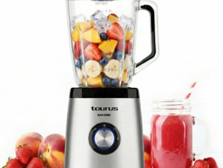 Taurus – Batidora de Vaso Magnum 1500, 1500W, Jarra de Cristal 1.5L, 4 Cuchillas de Acero