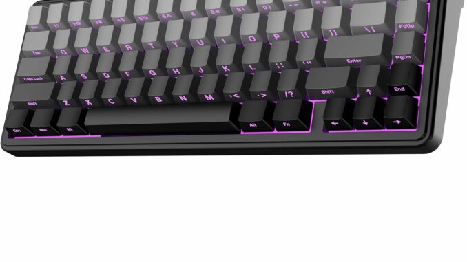 Teclado Mecánico 65% con Switches Ópticos