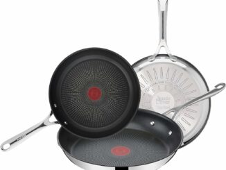 Tefal Jamie Oliver Juego de 3 Sartenes 20/24/28 cm, compatible con inducción, indicador de