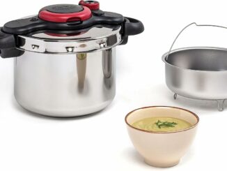 Tefal Olla a Presión Clipso Minut Easy 6 L – Acero Inoxidable, Modos de cocción de alta y baja
