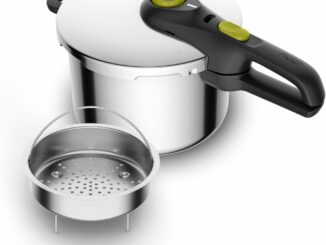 Tefal Secure 5 Neo – Olla a presión de 6L + Cestillo, Ahorro energético hasta 50%, cocción a