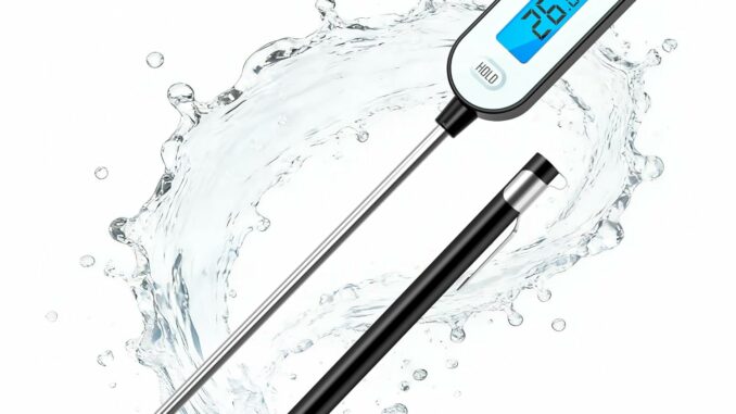 ThermoPro Termómetros digitales para carne, termómetro para alimentos con retroiluminación y