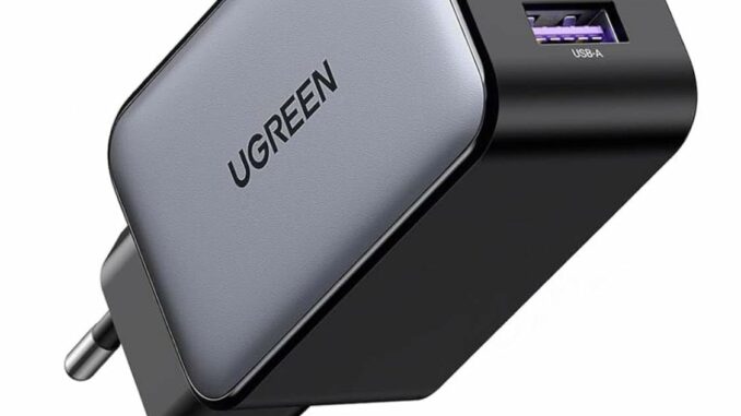 UGREEN Nexode 65W Cargador USB C Carga Rápida Múltiple Tipo C con 3 Puertos Compatible con MacBook