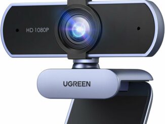 UGREEN Webcam Full HD 1080P 30FPS USB A PC Cámara 2 Micrófono Incorporado 85° Ángulo de Visión para