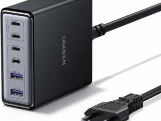 UGREEN Zapix 100W Cargador USB C Estación de Carga GAN con 6 Puertos Cargador de Sobremesa