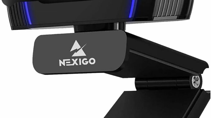 Webcam con Anillo de Luz y Trípode Ajustable