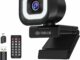 Webcam HD 1080P con Micrófono y Anillo Luz