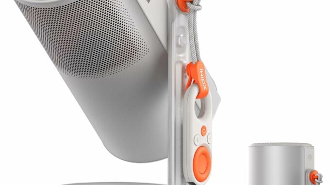 XGIMI MoGo 4 Proyector Portátil con Batería, 450 lúmenes ISO | Google TV y Netflix Oficial, Soporte