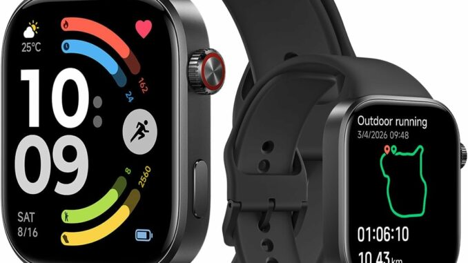 XIAOMI Redmi Watch 6, Reloj Inteligente Mujer y Hombre, Pantalla AMOLED 2.07'', Monitoreo