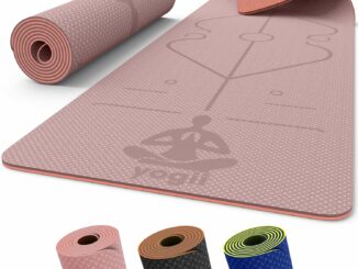 Yogii Esterilla de Yoga 6 mm Antideslizante – Esterilla Fitness de TPE para Yoga, Pilates y