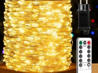 ZELUXDOT – 2000 luces LED, 200m, exteriores. Impermeables y de cobre, con 8 modos ajustables por