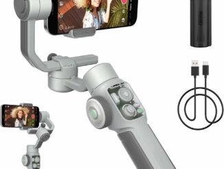 ZHIYUN CINEPEER Smooth 5E Estabilizador Smartphone, Luz de Relleno Integrada, Trípode,